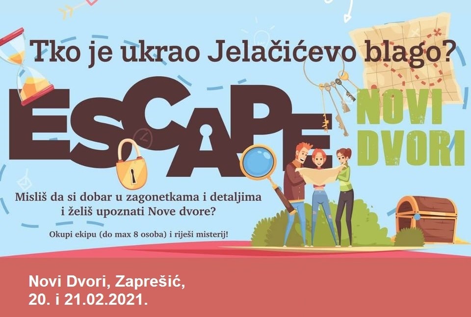 Escape Novi Dvori – Tko je ukrao Jelačićevo blago?